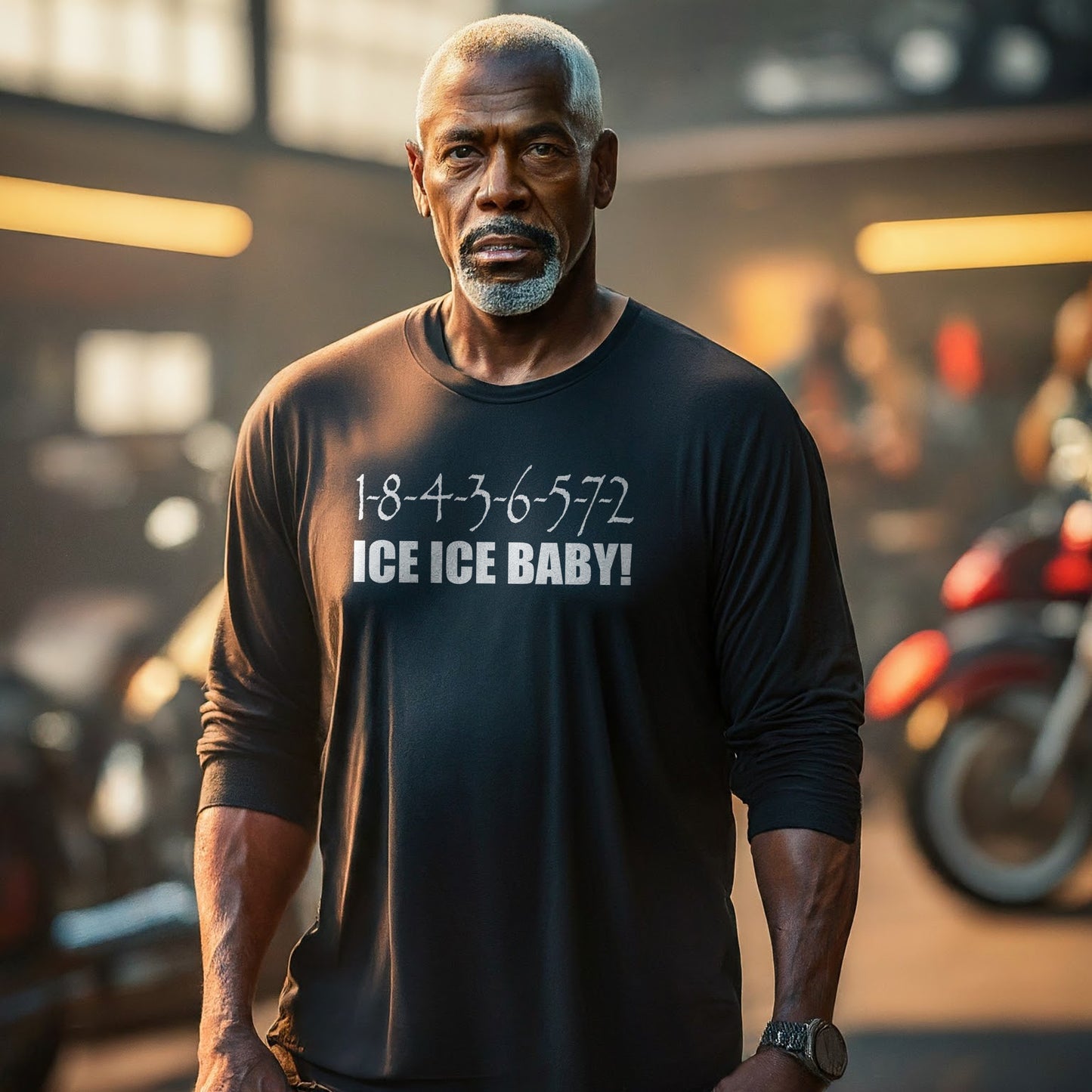 1-8-4-3-6-5-7-2 Ice Ice Baby Chevy BigBlock Unisex Long Sleeve Tee