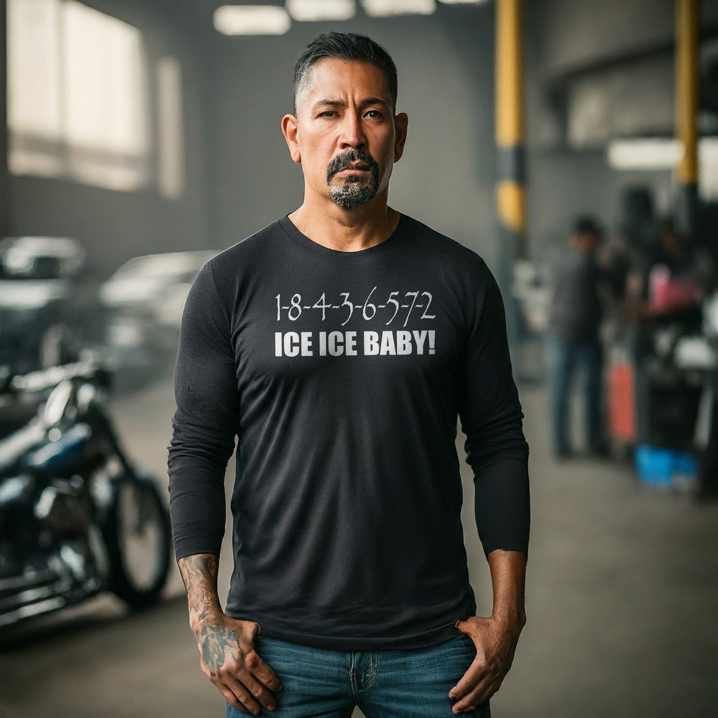 1-8-4-3-6-5-7-2 Ice Ice Baby Mopar Hemi Unisex Long Sleeve Tee