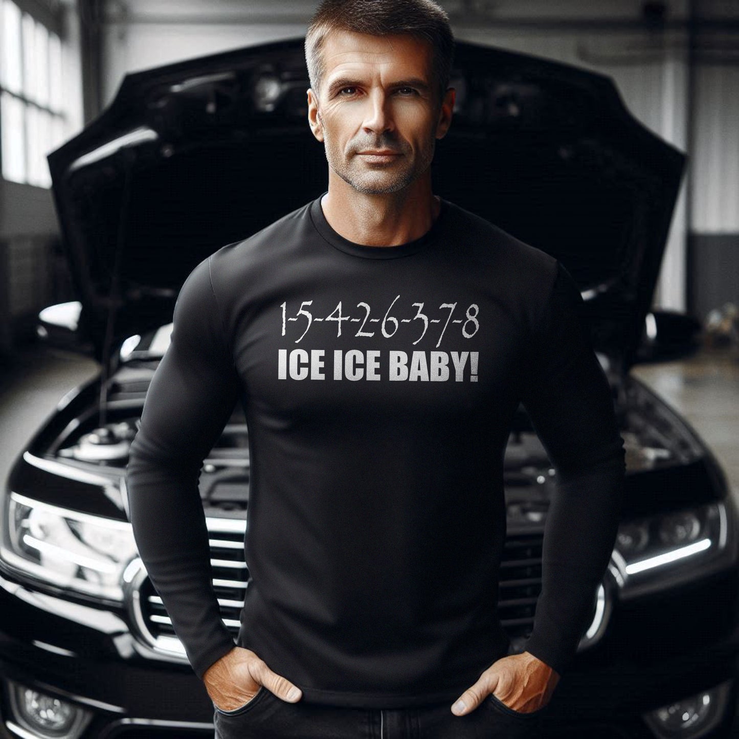 1-5-4-2-6-3-7-8 Ice Ice Baby Ford Coyote Unisex Long Sleeve Tee