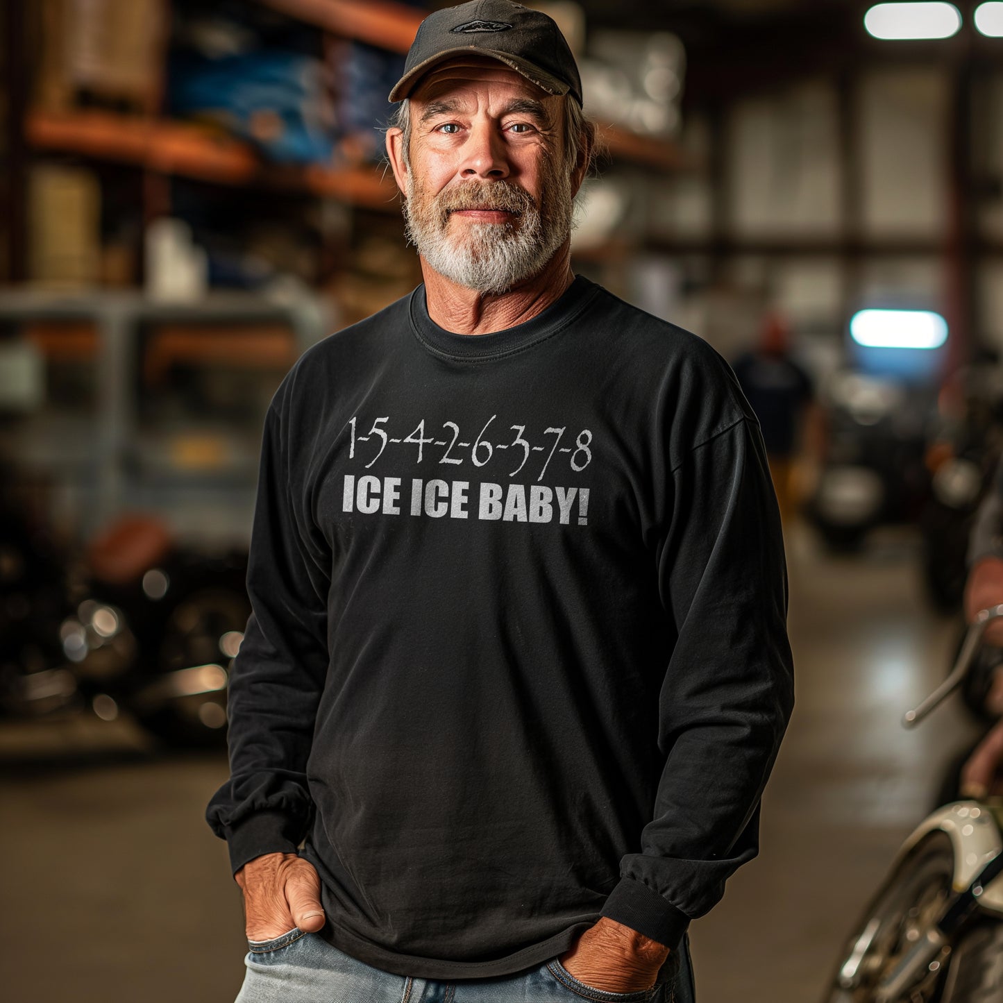 1-5-4-2-6-3-7-8 Ice Ice Baby Ford Coyote Unisex Long Sleeve Tee