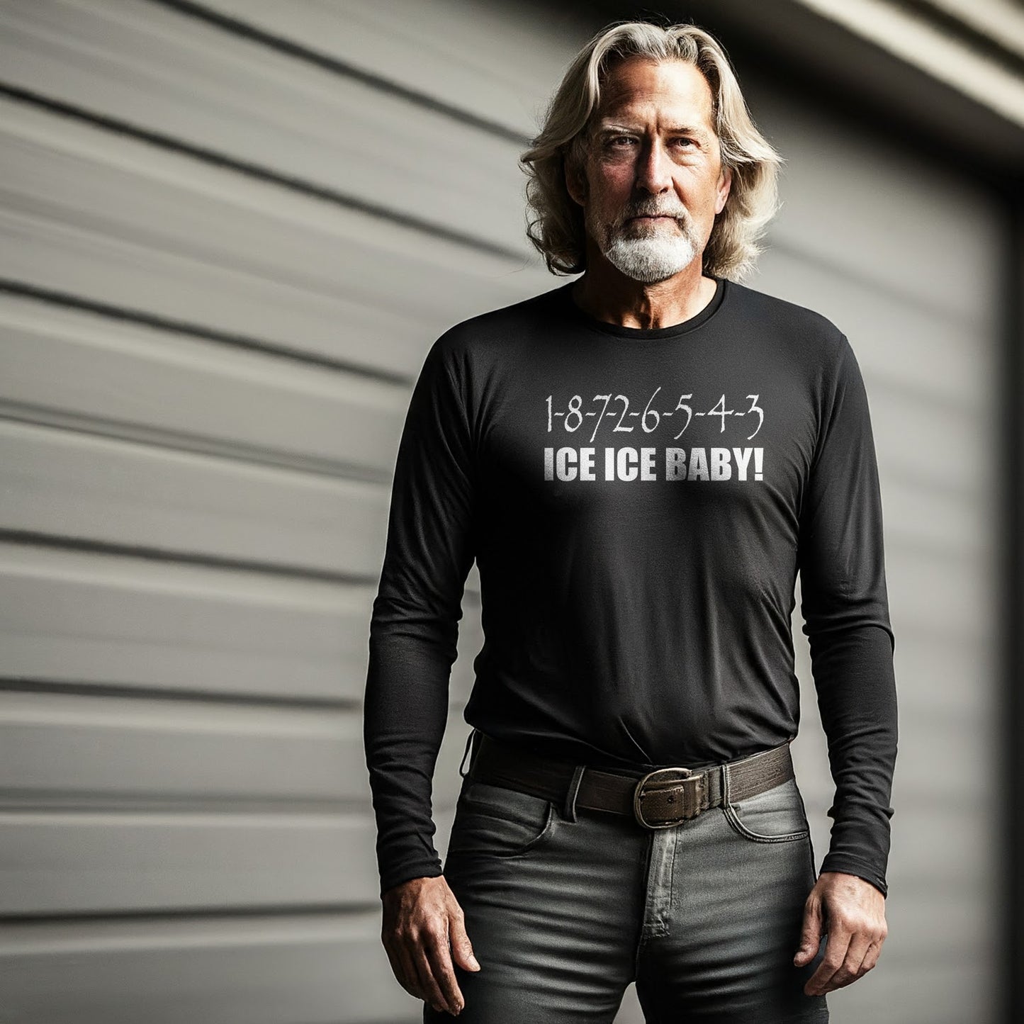 1-8-7-2-6-5-4-3 Ice Ice Baby GM LS Unisex Long Sleeve Tee