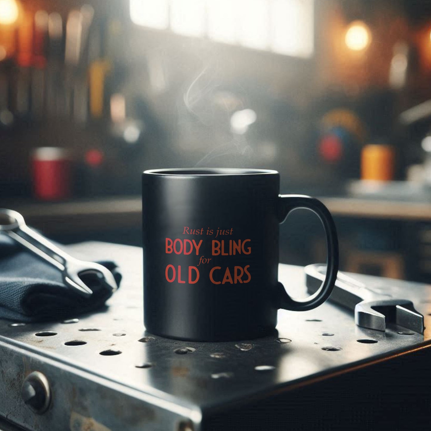 Rust Is Just Body Bling For Old Cars Coffee Mug