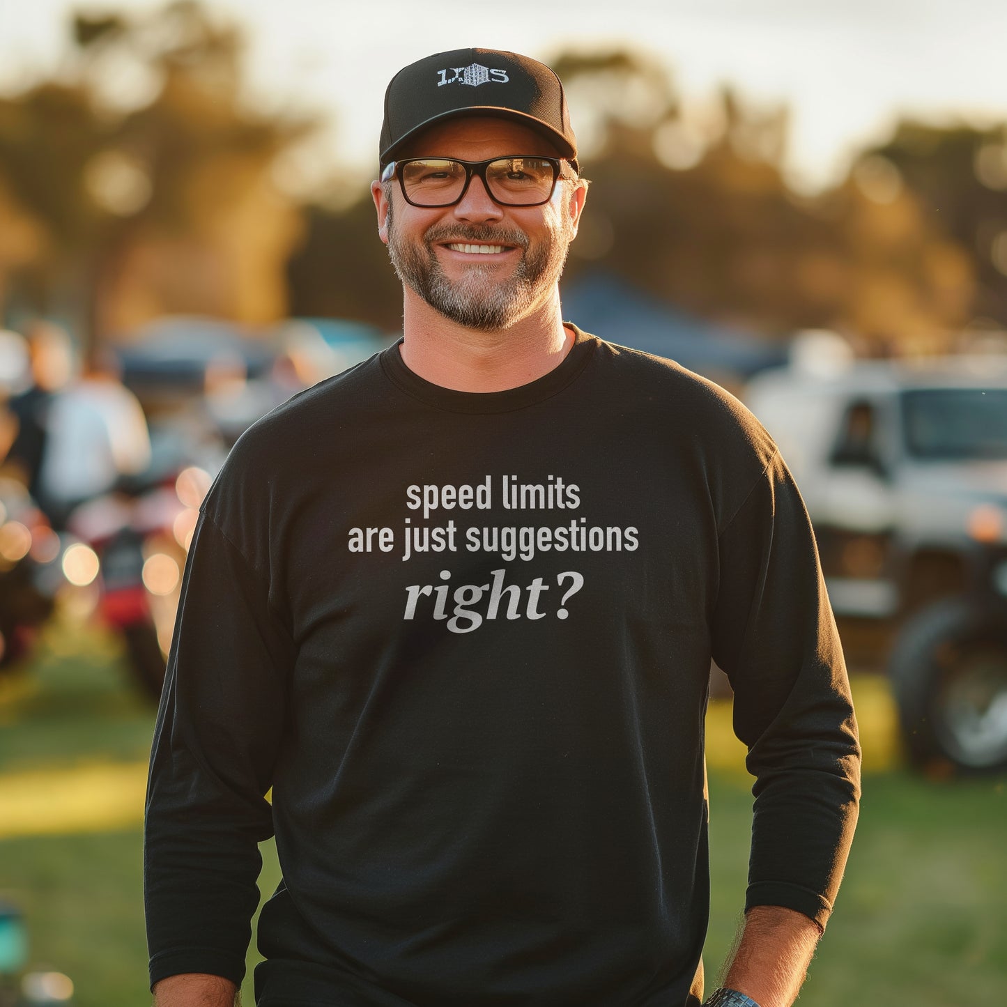 Speed Limits Are Just Suggestions Right? Unisex Long Sleeve Tee