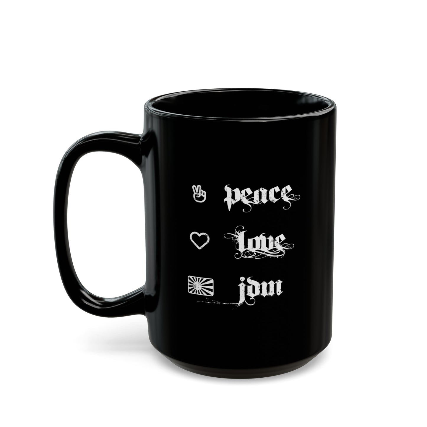 Peace Love JDM Coffee Mug