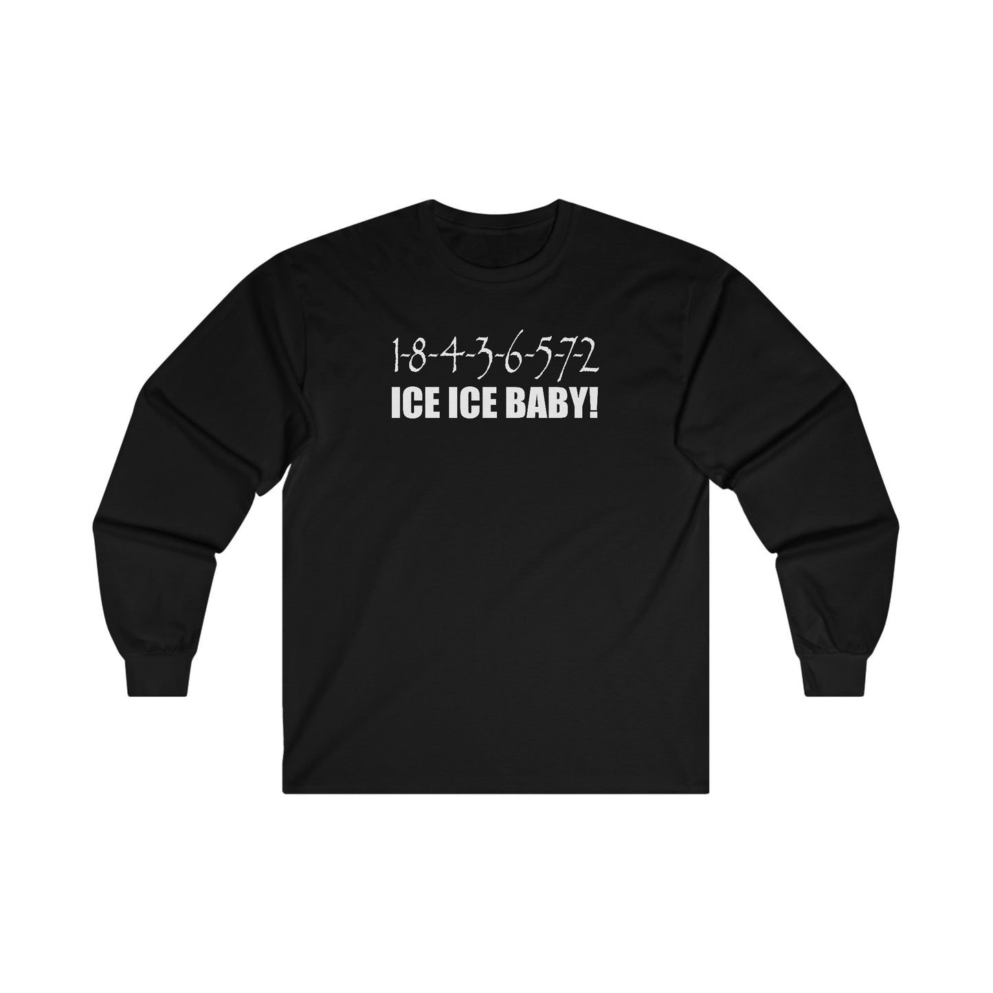 1-8-4-3-6-5-7-2 Ice Ice Baby Chevy BigBlock Unisex Long Sleeve Tee