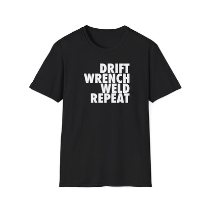 Drift Wrench Weld Repeat Unisex T-Shirt