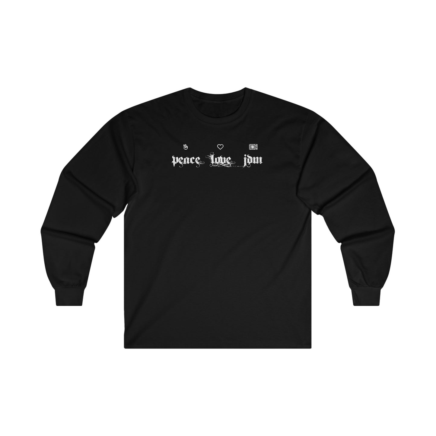 Peace Love JDM Unisex Long Sleeve Tee