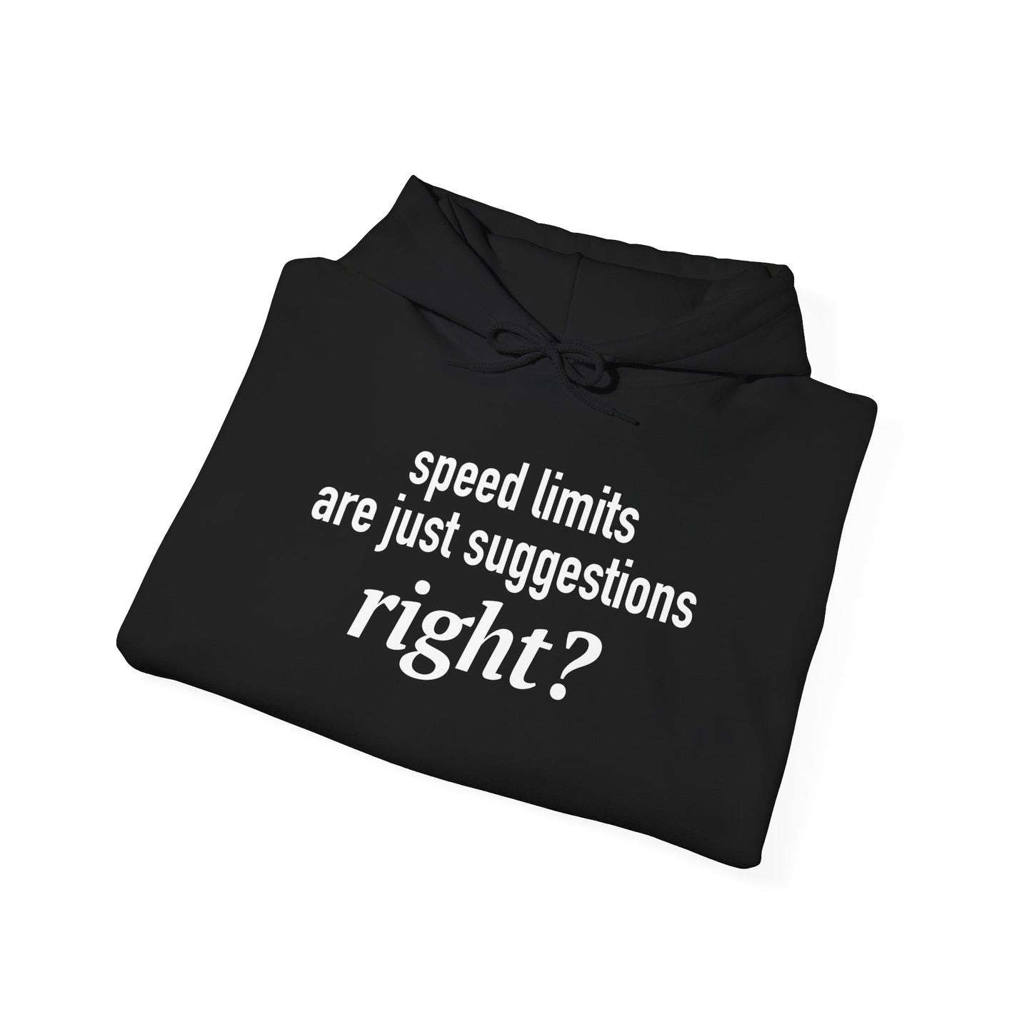 Speed Limits Are Just Suggestions Right? Unisex Hoodie