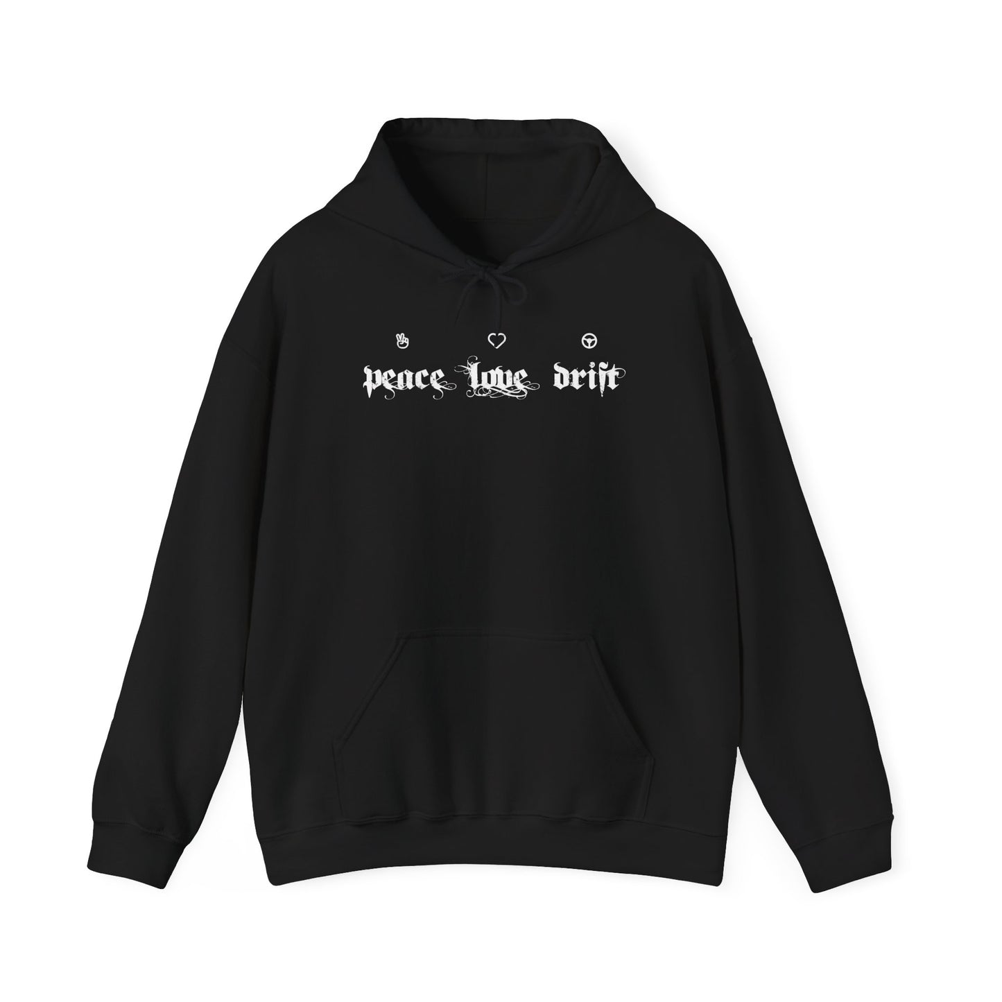 Peace Love Drift Unisex Hoodie