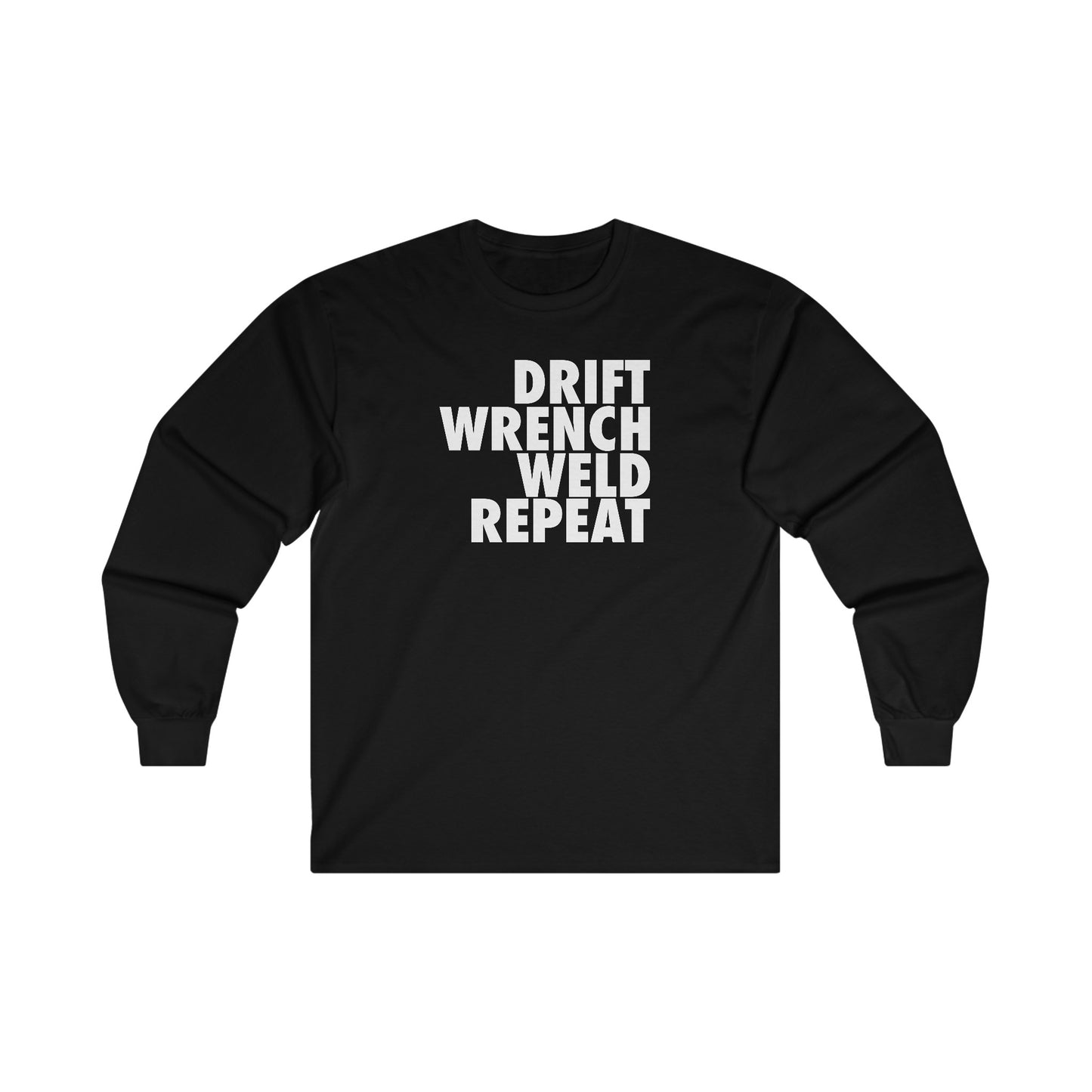 Drift Wrench Weld Repeat Unisex Long Sleeve Tee