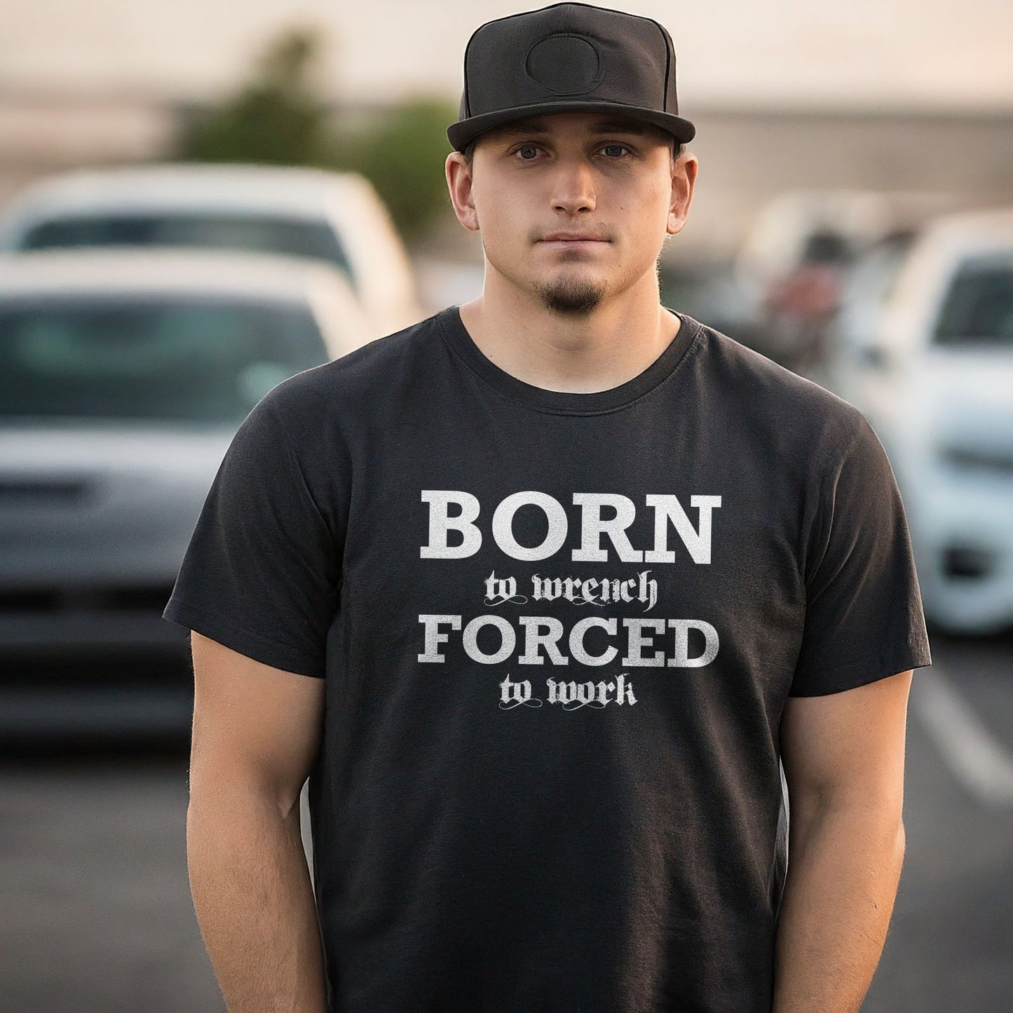 Born To Wrench Forced To Work Unisex T-Shirt