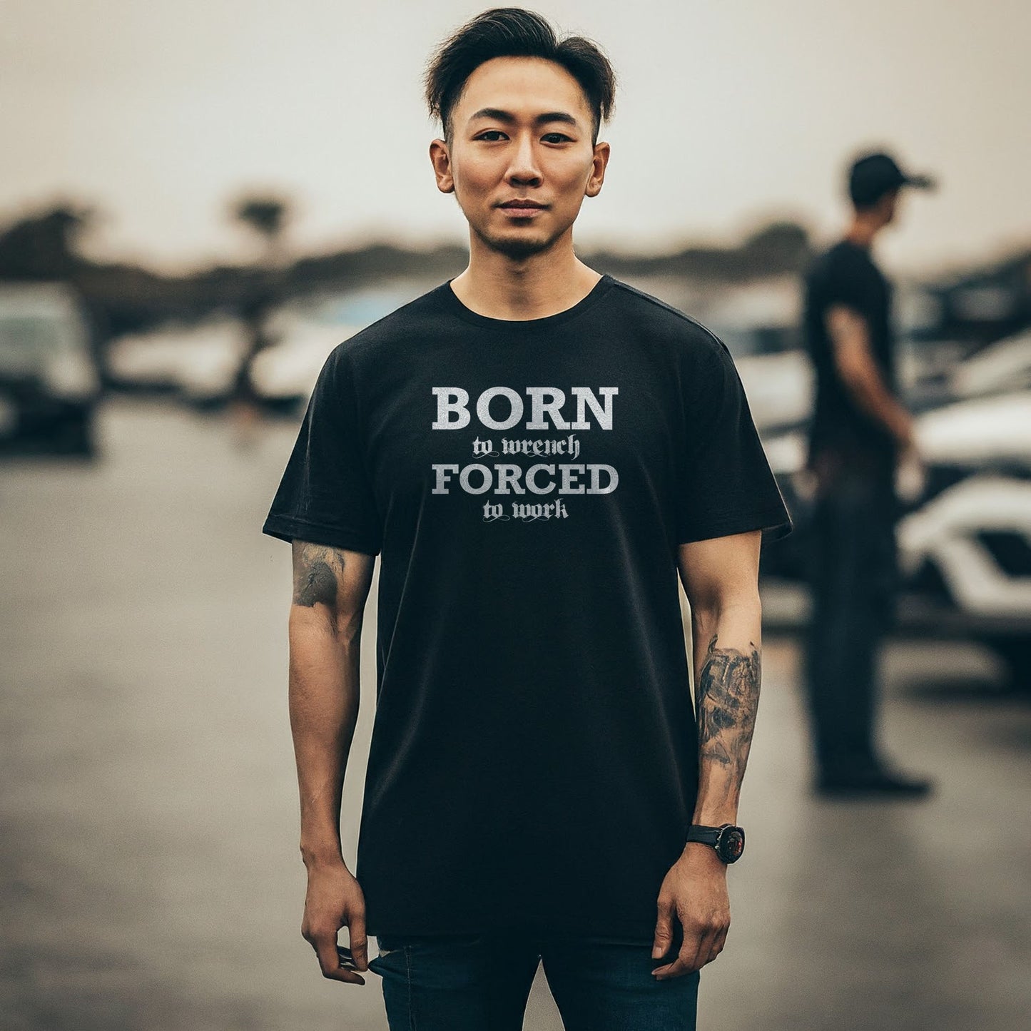 Born To Wrench Forced To Work Unisex T-Shirt