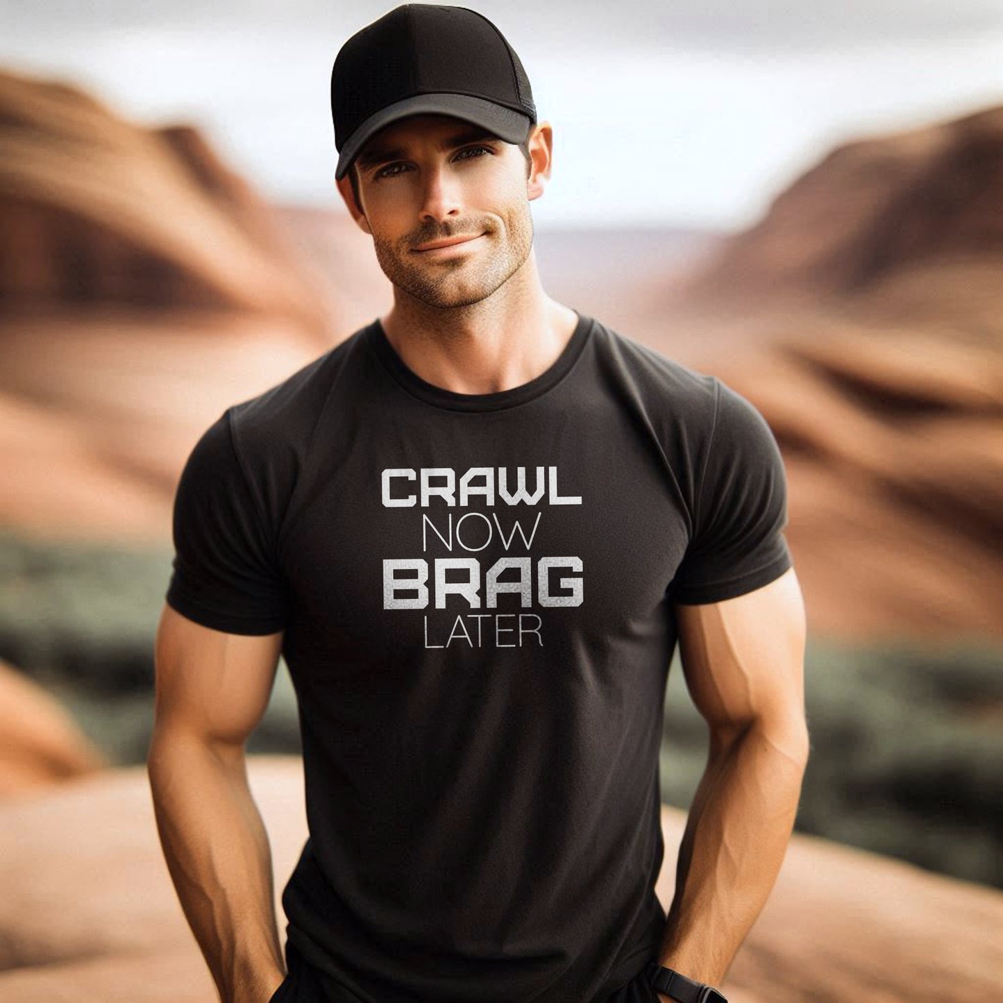 Crawl Now Brag Later Unisex T-Shirt