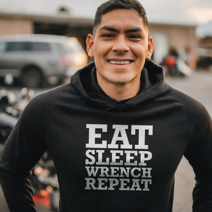 Eat Sleep Wrench Repeat Unisex Hoodie