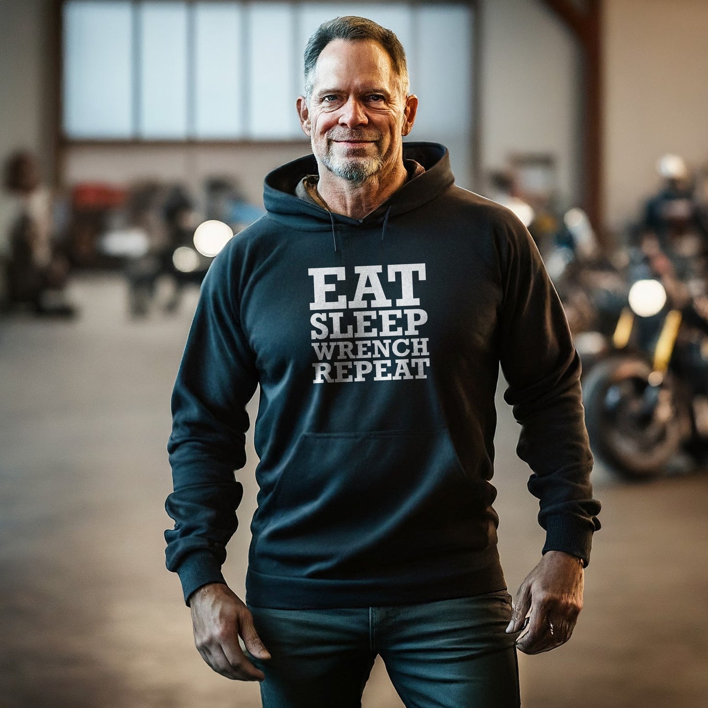 Eat Sleep Wrench Repeat Unisex Hoodie