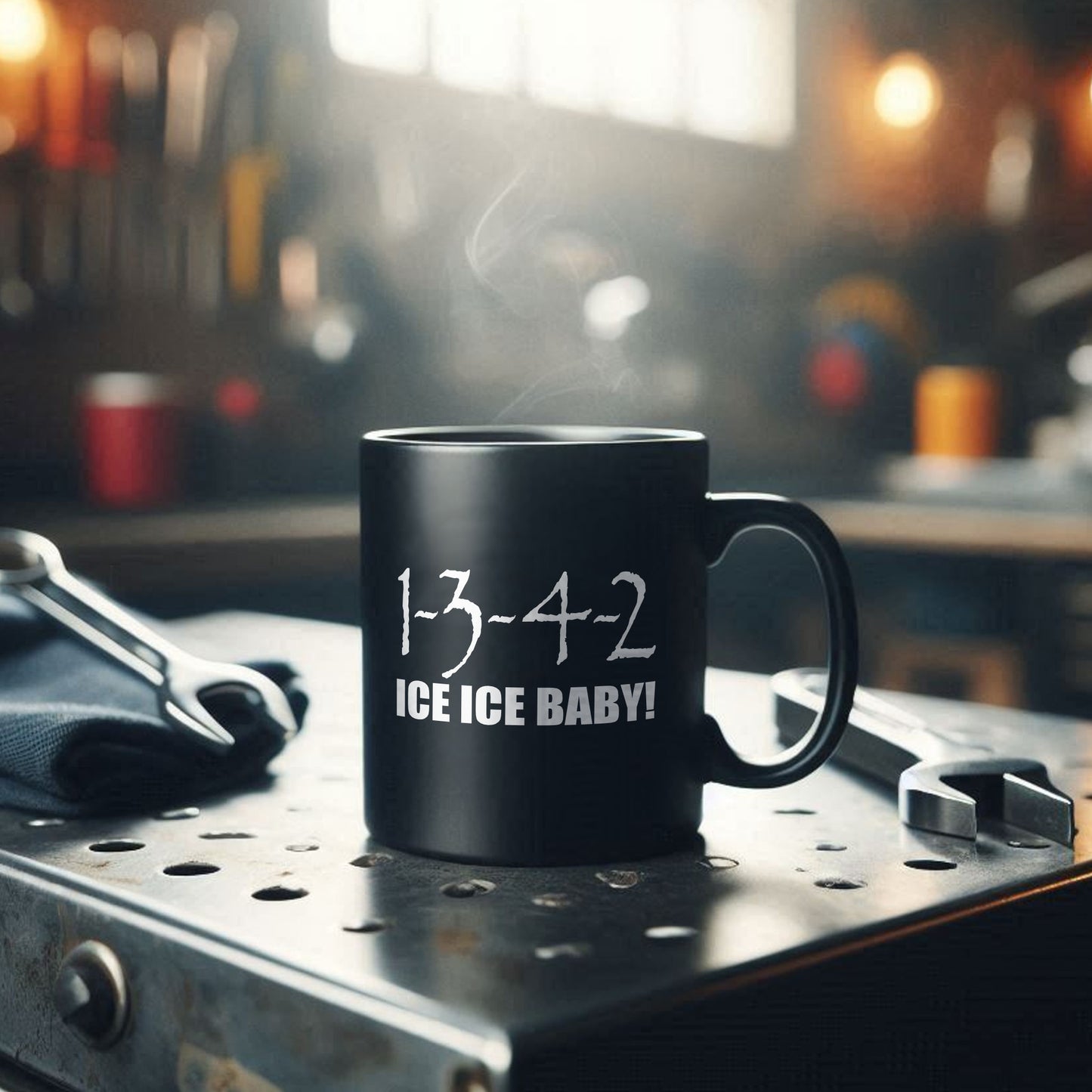 Ice Ice Baby 4 Cylinder Coffee Mug