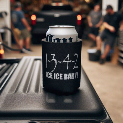 Ice Ice Baby 4 Cylinder Can Koozie