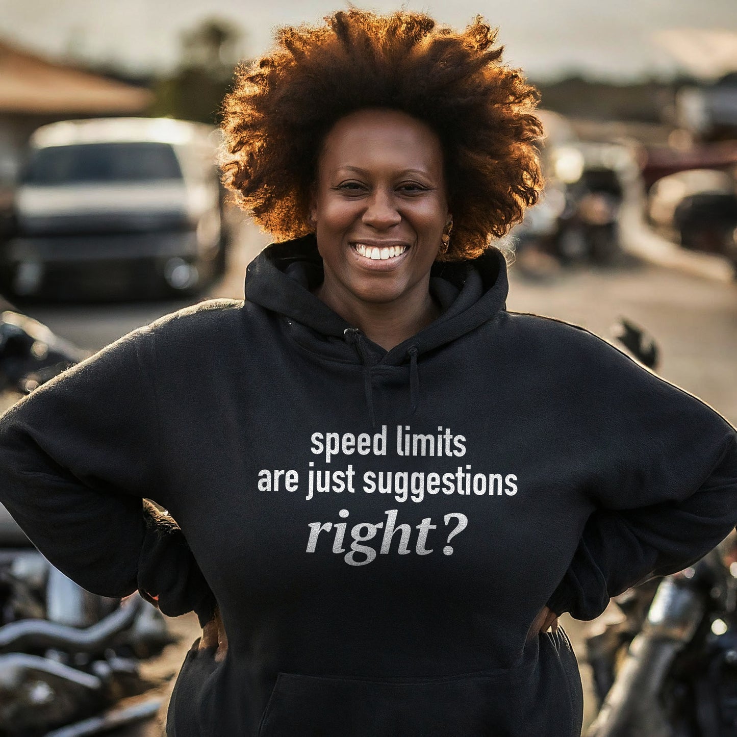 Speed Limits Are Just Suggestions Right? Unisex Hoodie